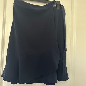 Banana Republic WrapAround Skirt in Navy